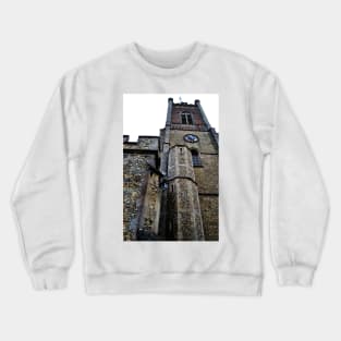 St. Michael's Church Tower. Bishop's Stortford, Hertfordshire, UK Crewneck Sweatshirt